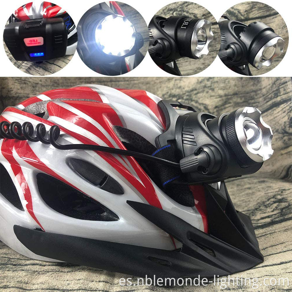 Bright ABS Rechargeable LED Headlamp